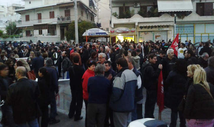 Κινητοποίηση στο Νοσοκομείο "Αγία Βαρβάρα", 26.3.2014