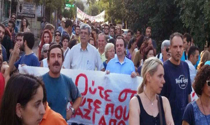 Χρυσαυγίτικοι Τραμπουκισμοί και η απάντηση του κινήματος στο Μαρούσι 