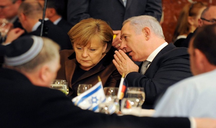 Benjamin Netanyahu meets Angela Merkel