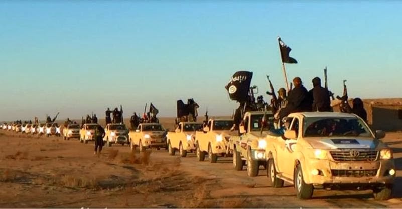 Κονβόι φορτηγών του ISIS στην επαρχία Ανμπάρ