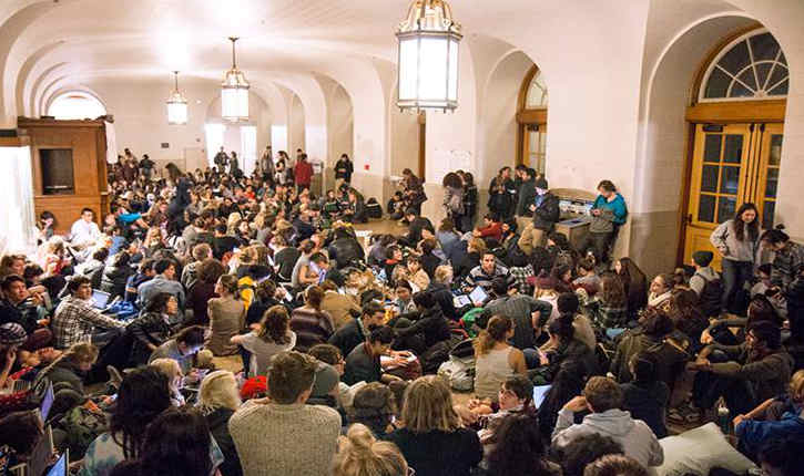 Occupy Cal, 2014,Το Μπέρκλεϊ στο...έλεος "θρασιμιών"