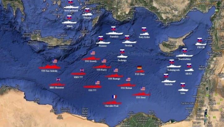 USA_Syria_Russian_Fleets